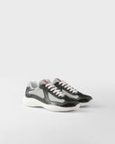 Sneakers Prada America’s Cup en cuir verni et tissu